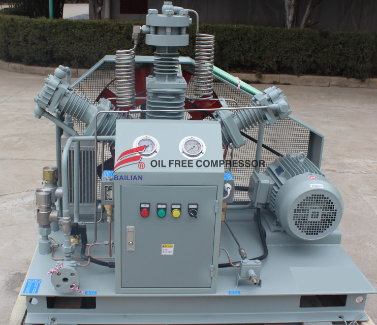 Compressor de reforço de nitrogênio de alta pressão livre de óleo para enchimento de cilindro