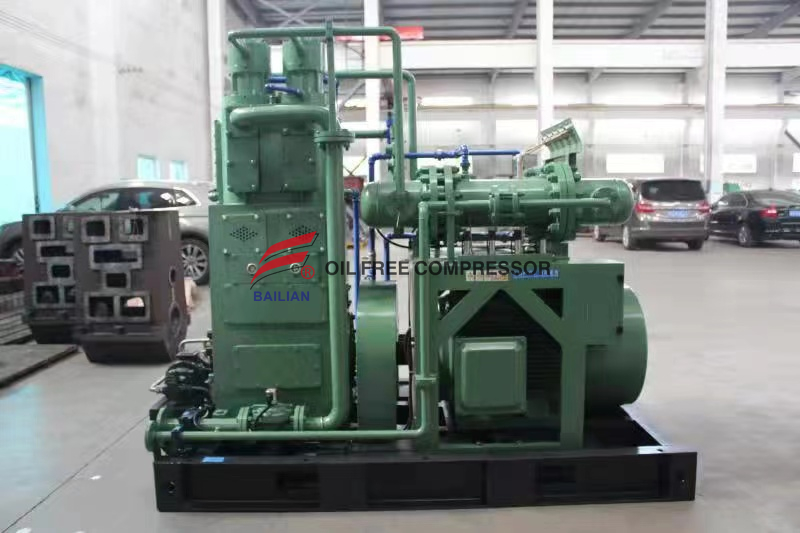 Compressor de hidrogênio livre de óleo de baixa pressão 300NM3 30bar