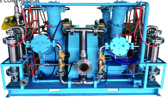 Compressor de oxigênio totalmente livre de óleo GOW-100-4-150
