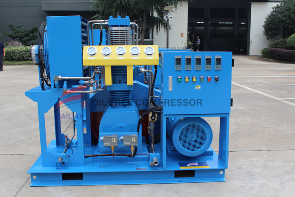 Compressor de oxigênio de alta pressão de resfriamento de ar marca Bailian está pronto para shippment