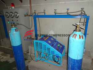 compressor de oxigênio isento de óleo de alta pressão alternativo