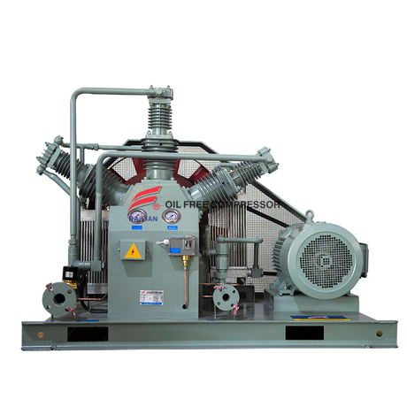 Compressor de reforço de nitrogênio universal sem óleo para corte a laser