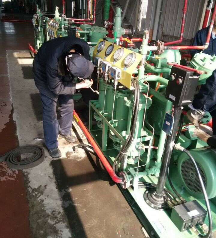 Site de uso de compressor de hidrog&ecirc;nio isento de &oacute;leo Bailian (2)