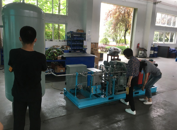 Bem-vindo Daikin Fluorochemicals ao equipamento de aceita&ccedil;&atilde;o de compressores Bailian