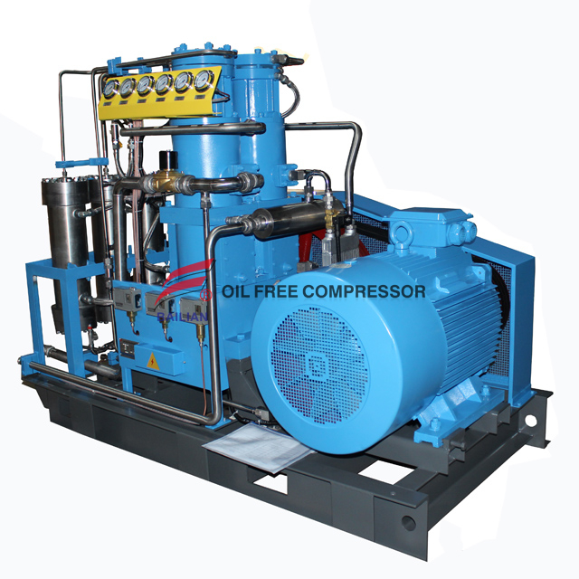 Compressor de oxigênio livre de óleo de alta pressão 120NM3 250bar