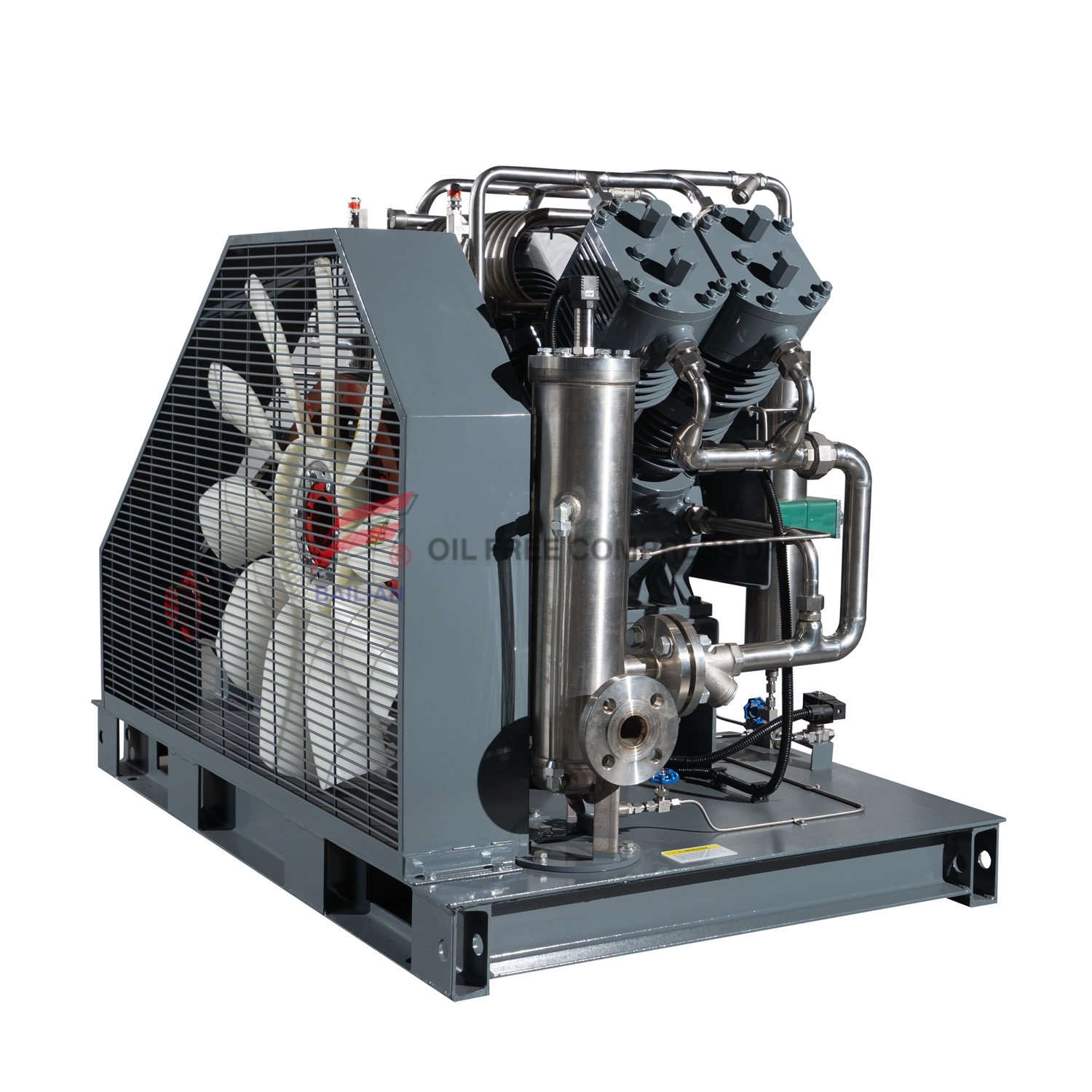 30nm3 compressor de CO2 livre de óleo 2VCW-30/0,6-34.5