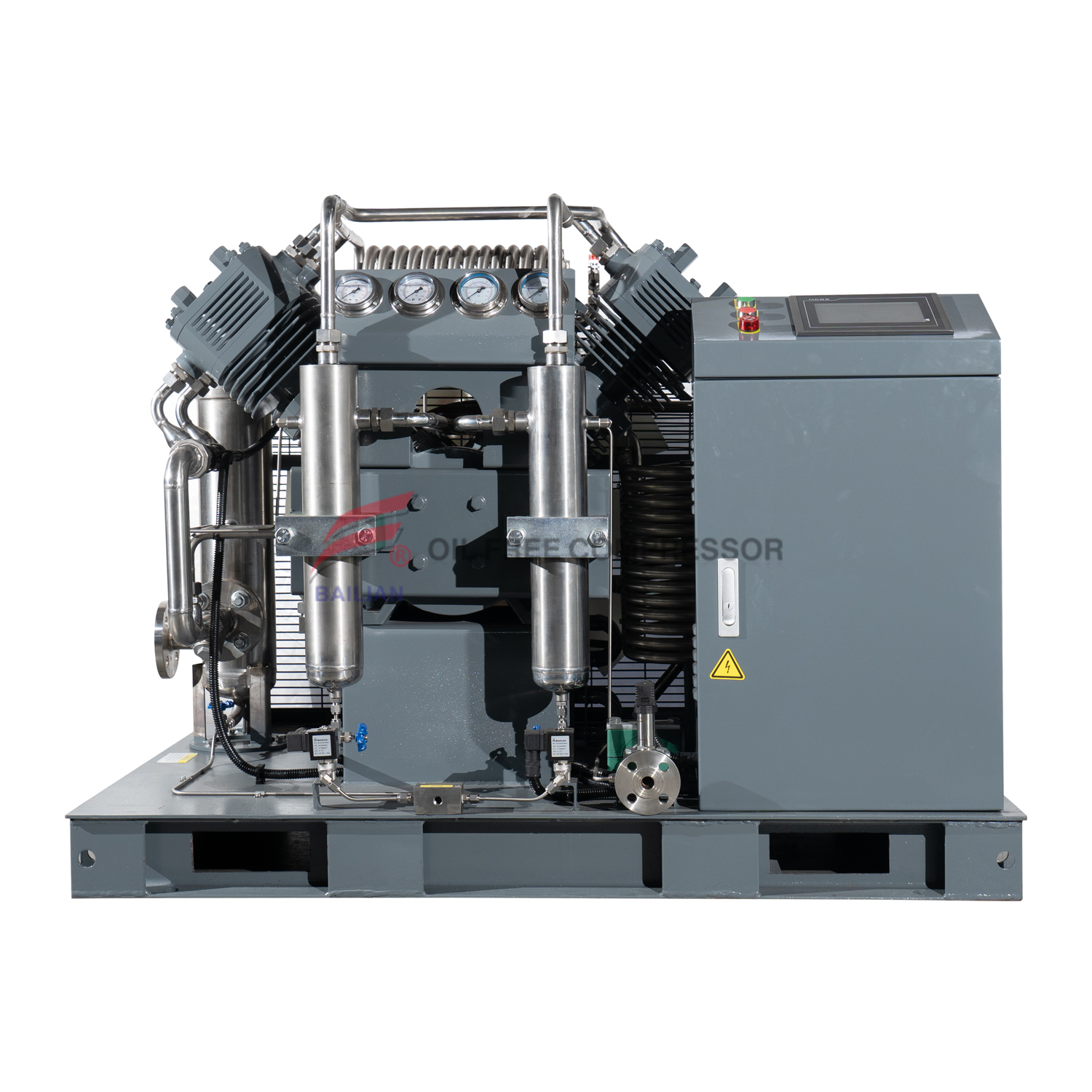 30nm3 compressor de CO2 livre de óleo 2VCW-30/0,6-34.5